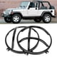 thumbnail image 5 of Protector de cubierta de luz para pantalla de faro de hierro, compatible con Jeep Wrangler TJ 97-06, 5 of 8