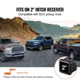 thumbnail image 2 of KFFKFF Hitch Step, Fits 2" Receivers, Durable Steel, 350 LBS Capacity, Includes Pin Lock & Stabilizer, Compatible with Trucks, SUVs, Pickups, Trailers, 2 of 9