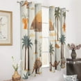 thumbnail image 2 of Dinosaur Modern Window for Living Room Curtains for Child Bedroom Kitchen Decor Blinds Drapes, 2 of 7