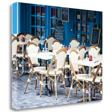Tangletown Fine Art Blue Cafe Canvas Wall By Melanie Alexandria This On Opens A Dialog That Displays Additional Images For Product With The Option To Zoom In Or Out