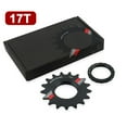 thumbnail image 1 of Bike Flywheel Single Speed Cog with Lock Ring for Fixed Gear Bike Aluminum Alloy, 1 of 6