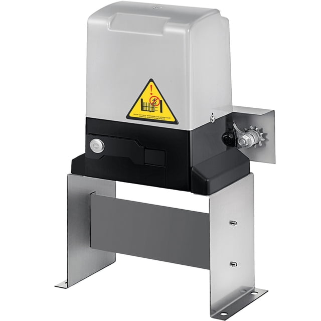 KFFKFF Sliding Gate Opener, AC1400 3100LBS Capacity, Includes 2 Remote Controls, Gate Operator Kit for Security, 43ft/Min Movement Speed, Electric Driveway Sliding Gate Motor