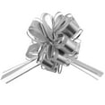 thumbnail image 4 of Snow Pull Bow Ribbon, 14 Loops, 1-1/4-Inch, 2-Count - Silver, 4 of 4