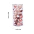 thumbnail image 5 of Christmas Clearance Sale,24pcs Christmas Home Decor,Transparent Plastic Colorful Balls,Flocked Hanging Ornaments,Christmas Tree Decoration for Thanksgiving Party Wedding,2.36IN,Blue, 5 of 7