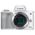 thumbnail image 2 of Canon EOS M50 II SLR Camera (Body, White) + 2 Of 32GB Class 10 SDHC Flash Memory Card + 58mm UV Protection Filter- All Original Accessories Included -  (International Version), 2 of 7