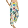 thumbnail image 2 of Daiia Playing Video Games Women's Sleep Pant with Pockets and Drawstring,Pajama Pants-XX-Large, 2 of 9