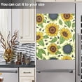 thumbnail image 5 of Vintage Sunflowers Beige Dishwasher Magnet Covers for The Front Magnetic Dishwasher Cover Home Cabinet Decals 20" x 26" Refrigerator Door Home Decor, 5 of 5