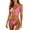 Light pink, variant on Womens Bikini Set 2 Piece Halter Triangle Bikini Tops for Women Adjustable Tie String Brazilian Thong Bikini Bathing Suit