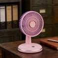 thumbnail image 5 of Portable Fan Rechargeable with Round Base, Desk Cooling Fan for Outdoor Travel Gift, 5 of 6