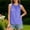 *Blue, variant on ClodeEU Women's Plaid Crewneck Sleeveless Tank Top with Drawstring ,Casual Blouse with Side Slit Black,Women's Plus L