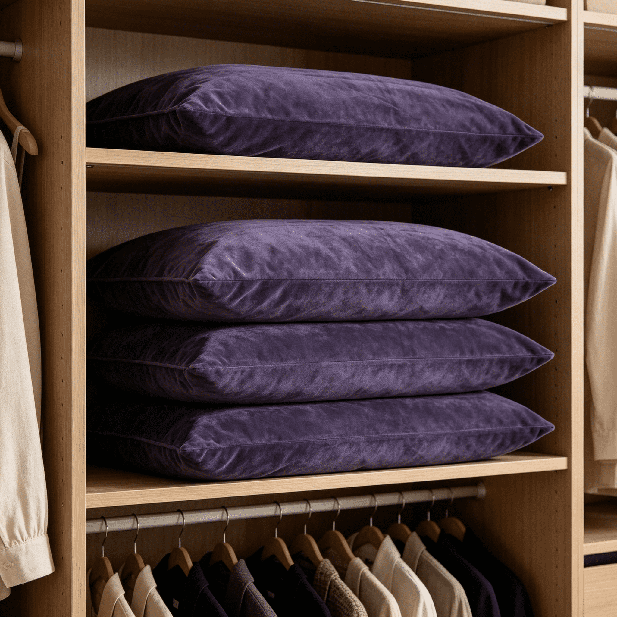 AUQ 2026 New 4 Pcs Pillow Protector,20"×30" Breathable Bamboo Rayon Body Pillow Pillowcase,Wider Hidden Metal Zipper Pillow Shams,Plum