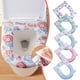 thumbnail image 2 of Funda de asiento de inodoro impermeable de EVA con bonito diseño de dibujos animados, accesorios de baño de fácil limpieza, interior 26 x 19 cm, exterior 42 x 39 cm., 2 of 5