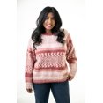 thumbnail image 2 of Lion Brand Fil Wool-Ease Fair Isle Merlot/Charbon, 2 of 3