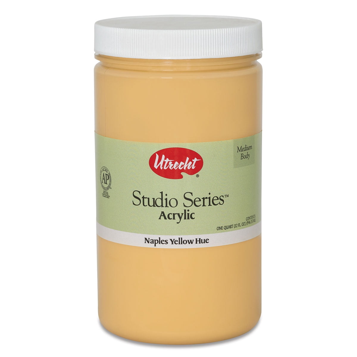 Utrecht Studio Series Acrylic Paint - Naples Yellow Hue, Quart