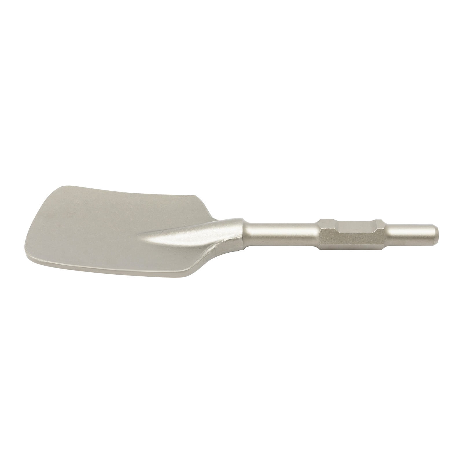 44*13.5cm Silver&Black Chromium Steel Jack Hammer Clay Spade Shovel Chisel Bit with Rounded Edges
