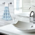 thumbnail image 6 of 2 Pcs Kettle and Tea Cup Kitchen Hand Towels with Hanging Loops Absorbent Soft Fast Drying Decor Bath Towels, 6 of 7