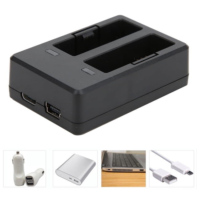 Cargador De Batería Para Cámara Con Doble Ranura Y Cable De Carga Para SJ6 Legend