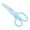 Blue, variant on Mauxuk Safe Plastic Scissors for Crafts - Rounded Tip, Spring-Action, Prevents Fatigue, Ideal for Paper & Stickers, Lightweight