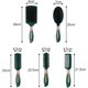 thumbnail image 2 of Juego de cepillos para el cabello BRILLAR 5 piezas Verde, 2 of 5