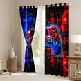 thumbnail image 3 of Manfei Teens Video Game Black Out Curtains,Gamepad Game Lovers Curtains Pack of 2 (42x63 Each),Red Blue Bedroom Curtains For Kids,Luxury Bedroom Decor, 3 of 6