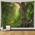 thumbnail image 1 of Tapiz de paisaje de árbol y bosque para colgar en la pared, decoración Hippie Boho, tapiz de tela grande, manta de tela estética para dormitorio, 1 of 4