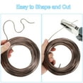 thumbnail image 4 of Uxcell Bonsai Training Wire, Floral Wire Stems Anodized Aluminum Tree Wire for Gardening Branch Fixing Brown 6mm x 10.5ft, 4 of 6