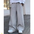 thumbnail image 7 of Boys Baggy Sweatpants Wide Leg Sweatpants Open Bottom Pants For Boys Athletic Joggers With Pockets 5T-16T, 7 of 7
