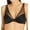 Black, variant on Women's Timpa 16801 Camille Mesh Plunge Bra (Black 32B)