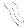 thumbnail image 1 of Guardurnaity Collar Bola Cuentas Colgante Gargantilla Cadenas de moda delicadas Llavero Cadena Joyería Mujeres Hombres Regalos Autoensamblaje Ropa, zapatos y accesorios Miscelánea Negro 60 cm/2.4 mm, 1 of 6
