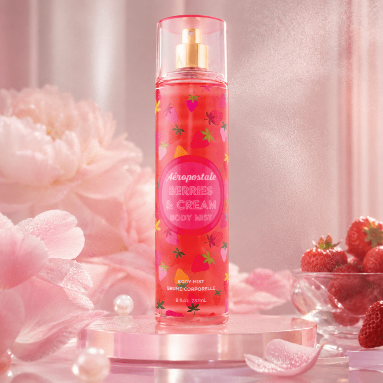 Aeropostale Berries & Cream Body Mist for Women, 8 oz photo 5