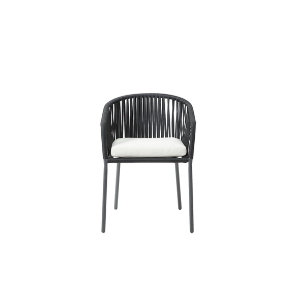 Set de 4 Sillas para Exterior Lumina Negro Kessa Muebles