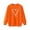 Orange, variant on CYRBOKO Girls Pullover Sweatshirts, Crew Neck Autumn Casual Pullover Long Sleeve Tops White Size 7-8 T