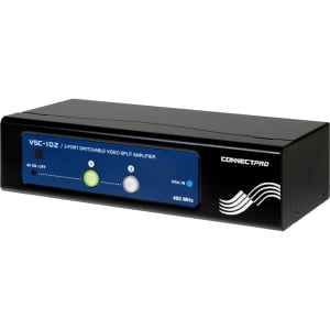 Av Distribution Amp - 2PORT VGA A/V DISTRIBUTION AMP W/CTRL DUPLICATES VGA1 VIDEO INPUT