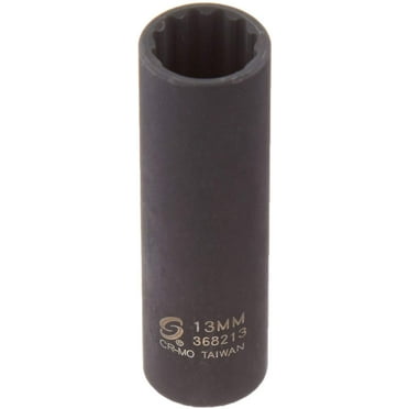 Sunex Tools 368213 - 3/8" Drive 13MM 12 Point Deep Impact Socket