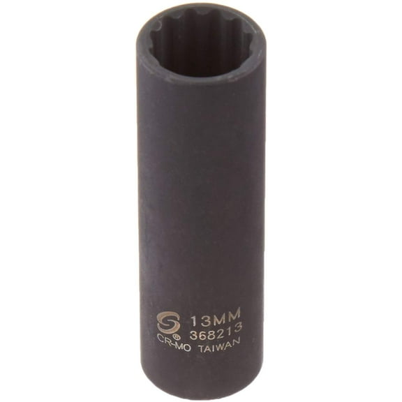 Sunex Tools 368213 - 3/8" Drive 13MM 12 Point Deep Impact Socket
