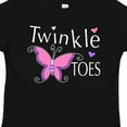 thumbnail image 4 of Inktastic Twinkle Toes Pretty Butterfly Girls Toddler T-Shirt, 4 of 5