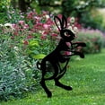 thumbnail image 5 of Acrylic Bunny Garden Decor,Set of 1 Rabbit Silhouette Yard Decor for Outside, Waterproof Lawn Decor (Bunny Black), 5 of 5
