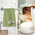 thumbnail image 7 of Yayeee 100% Cotton Hand Towels for Bathroom 16" x 28" Soft Absorbent Kitchen Towel, Light Black Martini, 7 of 7