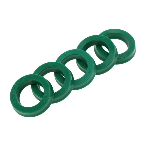 Anillo de Sello de Aceite Universal Labio UN Sello de Eje Rotativo 12x18x4mm Alta Presión TPU Verde 5 Pcs
