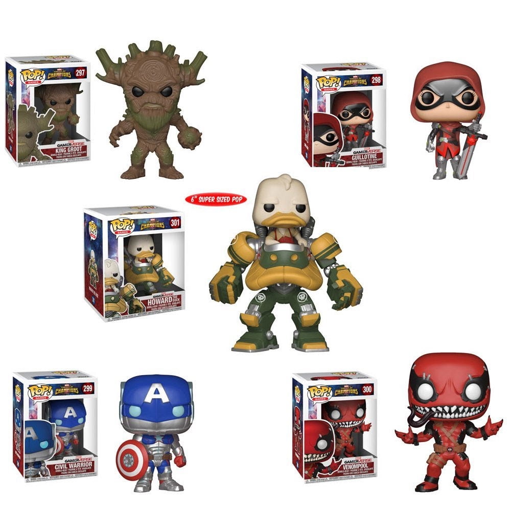 Funko POP! Games - Marvel's Contest of Champions Vinyl Figures - SET OF 5 - Walmart.com