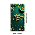 thumbnail image 1 of St Patricks Day Shamrock Design Celebration Festive Backdrop Banner Party Supplies Photography Props Event Decorations Wall Hanging Background, 1 of 3