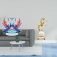 thumbnail image 2 of Estatua de escultura de cisne,Escultura de cisne para decoración del hogar Adorno de San Valentín,Estatua de ganso,figura acrílica,artesanía coleccionable,Figura de escritorio,Estante de, 2 of 8