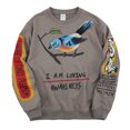 thumbnail image 1 of Men Sweatshirt Crewneck Hip Hop Style Long Sleeve, 1 of 1