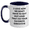 White/Navy, variant on Funny Executive Gifts, Two Tone Coffee Mug - I Love How We Don't Have To Say Out Loud That I'm Your Favorite Executive, Gifts from Friends for Executive