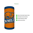 thumbnail image 3 of Bucknell Bisons Neck Gaiter Face Cover - Multiuse Balaclava, Bisons Beanie, Headband, Bandana, Neck Warmer, Running Scarf, Hair Band, Wristband – Officially Licensed Fan Gear, 3 of 5
