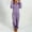 Purple, variant on BLTIBY Sherpa Jumpsuit for Women Hoodies Fuzzy Pajamas Long Sleeve Adult Onesie Pajamas Winter Rompers Sleepwear with Pockets Pink M