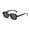 Black, variant on Polarized Sunglasses-Womens Plastic Trendy Classic Square 70S 80S 90S Vintage Shades Double Bridge Aviators Pink One Size