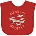 thumbnail image 3 of Inktastic Aircraft Spotter Plane Lover Boys or Girls Baby Bib, 3 of 4