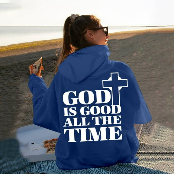 SIYUDAN Womens Hoodies Jesus Loves You Hooded Sweatshirts Graphic Hoodie Oversized Pullover Hoodie Sweatshirt Fall Jackets Teen Clothing