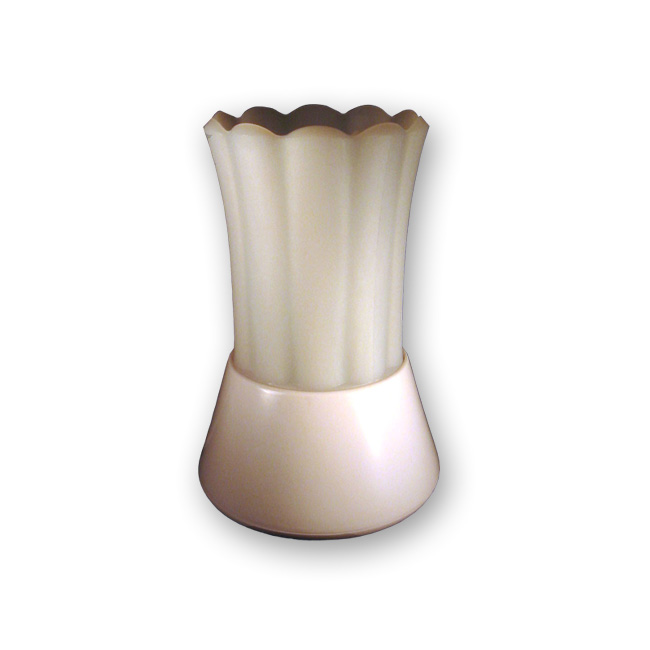 Small Candle Breeze Fluted Electric Candle Warmers White